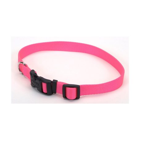 Coastal 5 and Tuff Dog Collar Small Medium Neon Pink