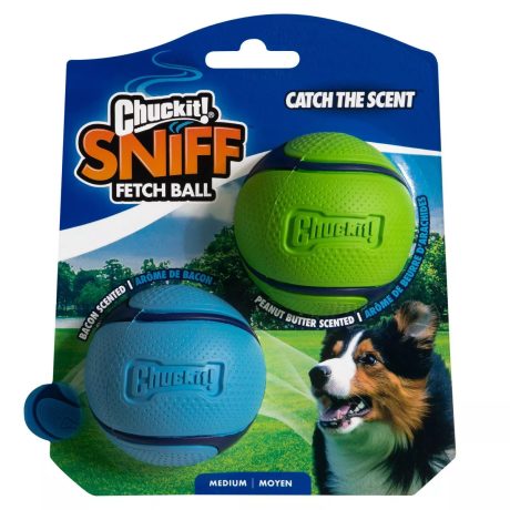 Petmate Chuckit! Sniff Fetch Balls Duo Md 2Pk