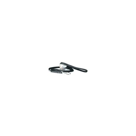 Dogness Reflective Neoprene Black Leash M