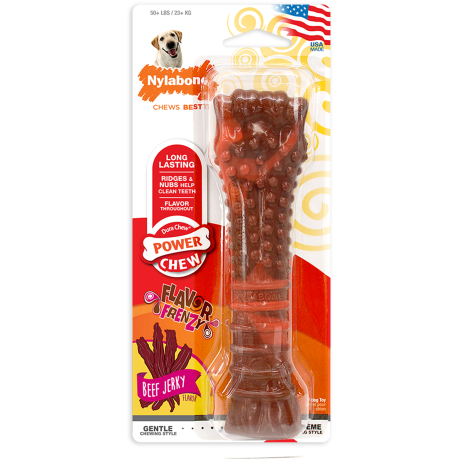 Nylabone Power Chew Textured Beef Jerky Flavor Souper