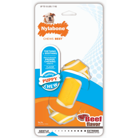Nylabone Puppy Chew Rawhide Knot Alternative Petite