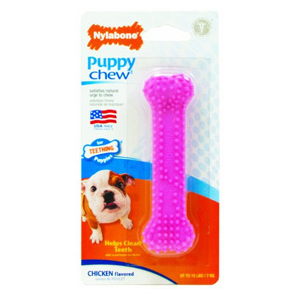 Nylabone Puppy Chew Dental Bone - Pink Petite
