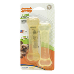Nylabone Chicken FlexiChew Original Blister Card 2pk