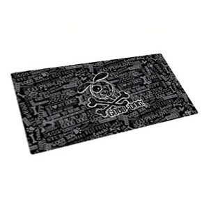 Dry Mate Pet Place Mate Dogs Good Dog Cross Bones / Black 12 X 20 Inches