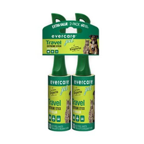Evercare 60 Layer Lint Pet Hair Removable Travel Twin Pack