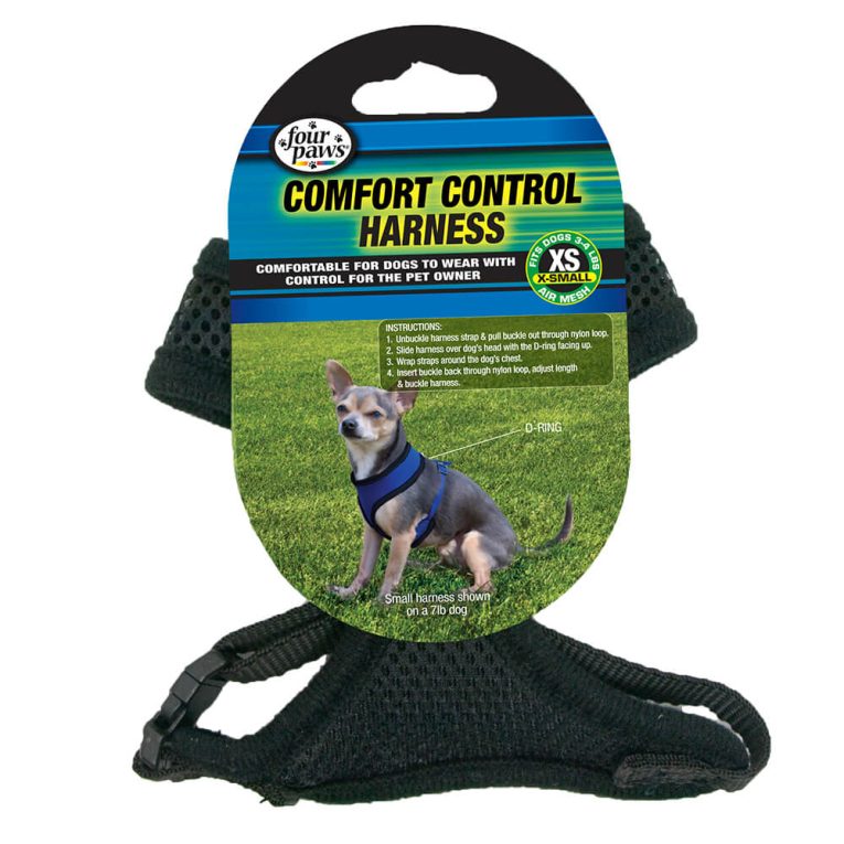four-paws-comfort-control-harness-xs-black