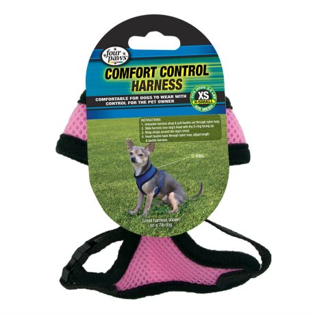 Four Paws Comfort Control Harness XS Pink