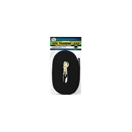 Four Paws Cotton Web Lead Black 30'