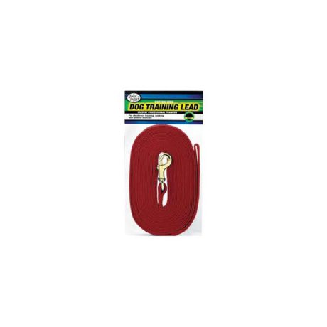 Four Paws Cotton Web Lead Red 6 and
