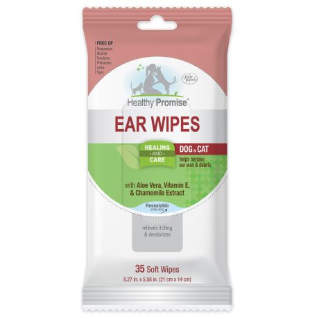 Four Paws Healthy Promise Ear Wipes For Dog & Cat 35ct.