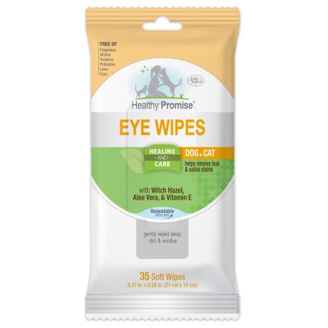 Four Paws Healthy Promise Eye Wipes For Dog & Cat 35ct.