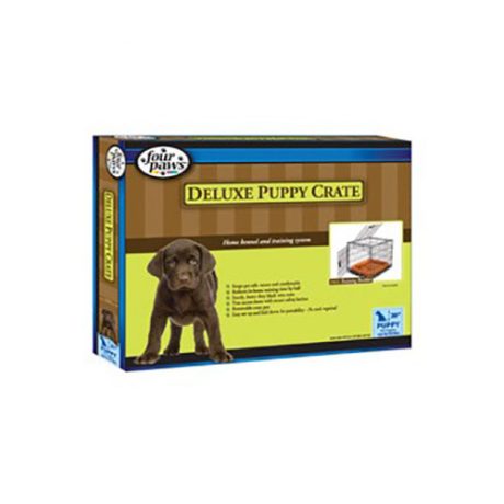 Four Paws K-9 Keeper Puppy Crate, Front Top Door 24l x 18w x 21h Inches