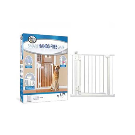 Four Paws Metal Foot Release Dog Gate, 30-34 X 32 And