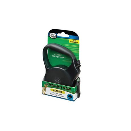 Four Paws Retractable Tape Leash Large Black
