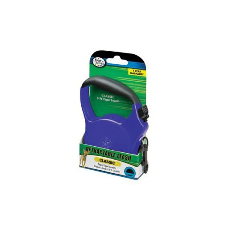 Four Paws Retractable Tape Leash Large Blue