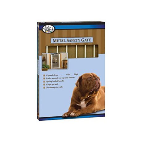 Four Paws Safety Gate Metal Walk Thru Gate (30 And-34 Andx39.25 And)