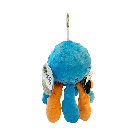 Godog Crazy Tugs™ Octopus With Chew Guard Technology™ Durable Plush Squeaker Dog Toy, Large