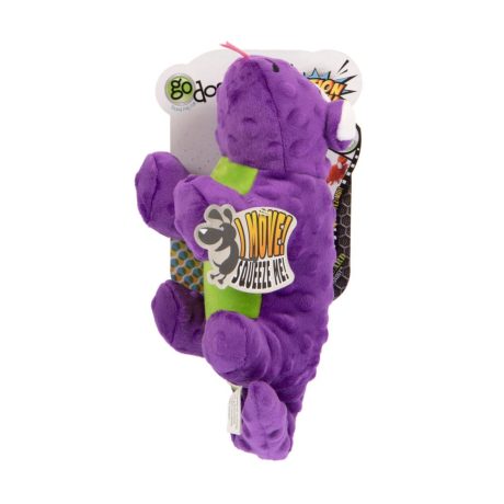 Godog® Action Plush™ Lizard With Chew Guard Technology™ Animated Squeaker Dog Toy