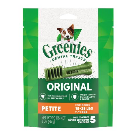 Greenies Canine Dental Treats Original Petite for Dog 85g - 3 oz.