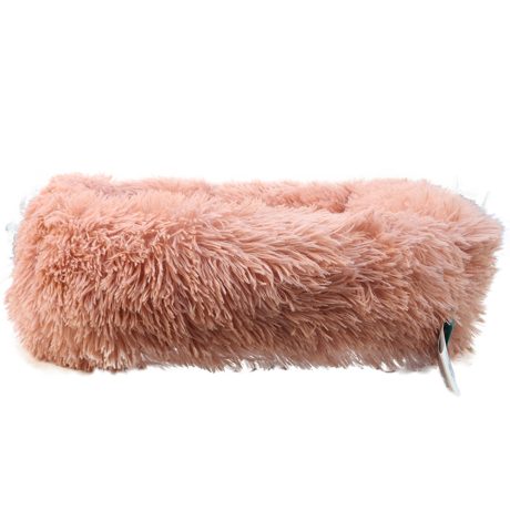 Grizzly Square Bed Beige Pink - 90 X 56 X 18cm -large