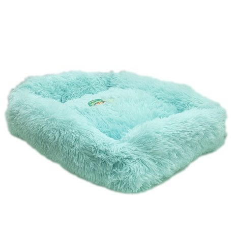 Grizzly Square Bed Blue - 66 X 56 X 18cm - Medium