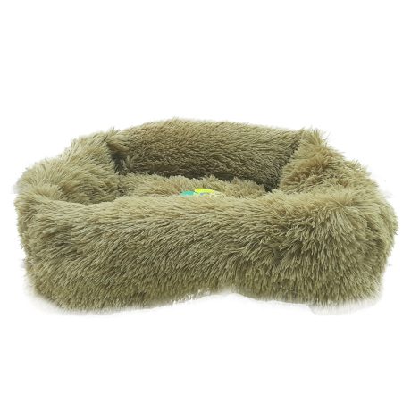 Grizzly Square Bed Light Brown - 66 X 56 X 18cm - Medium