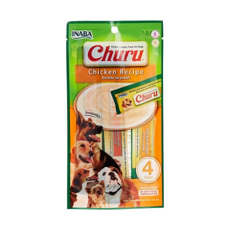 Inaba Churu Chicken Recipe 56g 4 Sticks Per Pack
