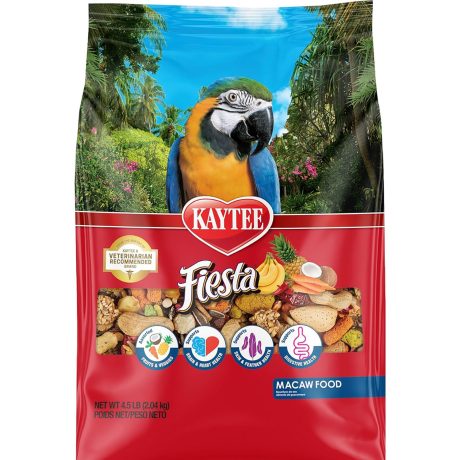Kaytee Kt Fiesta Macaw Parrot Food 6/4.5lb/2.1kgs