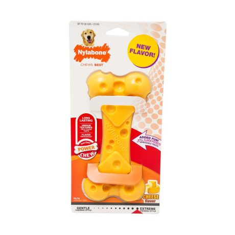 Nylabone Power Chew Cheese Bone Wolf Medium