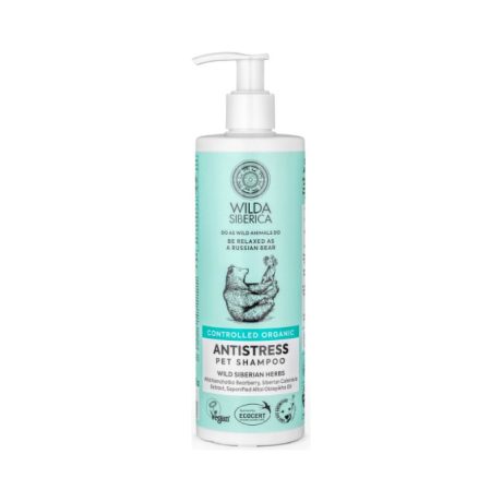 Wilda Siberica. Controlled Organic, Natural & Vegan Antistress pet shampoo, 400 ml