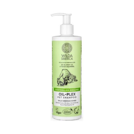 Wilda Siberica. Controlled Organic, Natural & Vegan Oil-plex pet shampoo, 400 ml