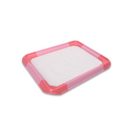 NutraPet Assembled Dog Lavatory Pink L 47.5 X W 62.5 X H 5cms ( Medium)