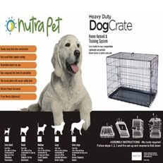 Nutrapet Double Door W Divider Medium 93x57.5x65.5 Cms