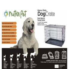 Nutrapet Double Door W Divider Small 78x49x57 Cms