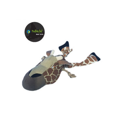 Nutrapet Giraffe Face Dog Toy