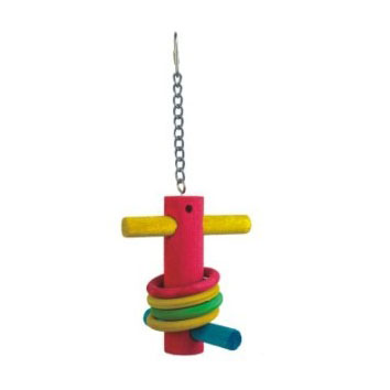 Nutrapet Hanging Bird Toy L26xw12.5cms