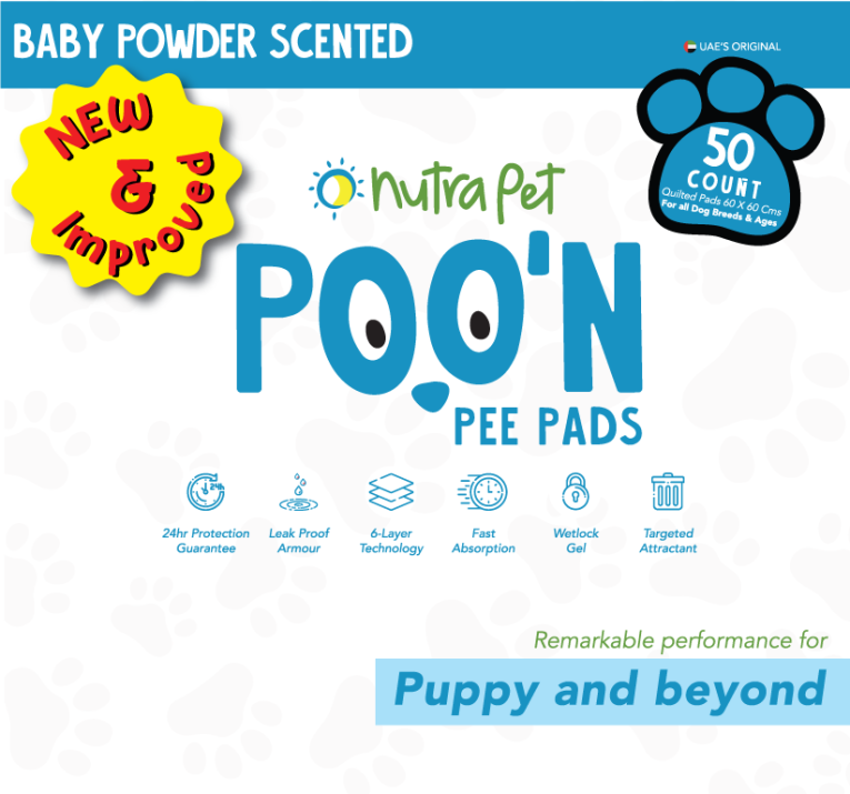 nutrapet-poo-n-pee-pads-baby-powder-scented-fast-absorption-with-floor-mat-stickers-60x60cms-50-count (3)