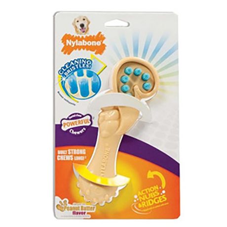 Nylabone Dental Chew Squirrel Bristle Brush Large