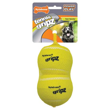 Nylabone Play Tennis Ball LG 2pk 3.5in