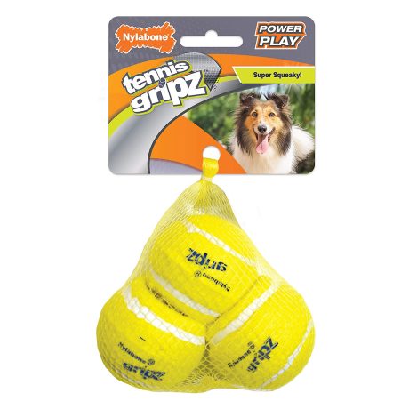 Nylabone Play Tennis Ball Small 3pk 1.75in