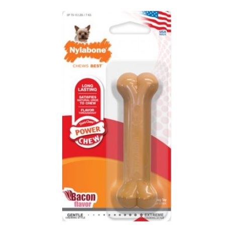 Nylabone Power Chew Bacon Blister Card Regular