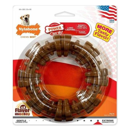 Nylabone Power Chew Textured Ring Regular