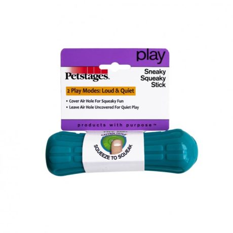 Pet Stages Sneaky Squeaky Stick Blu Sm