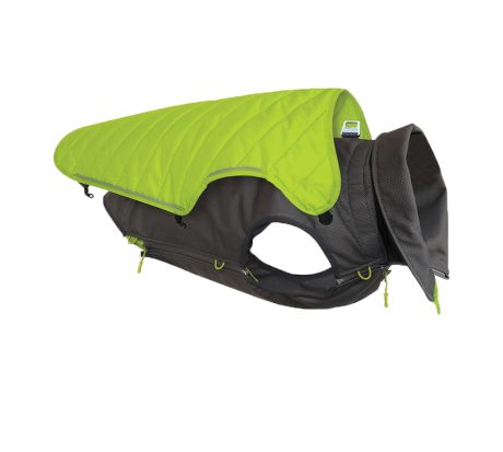 Pet Stages Telluride 2-In-1 Coat Green MD
