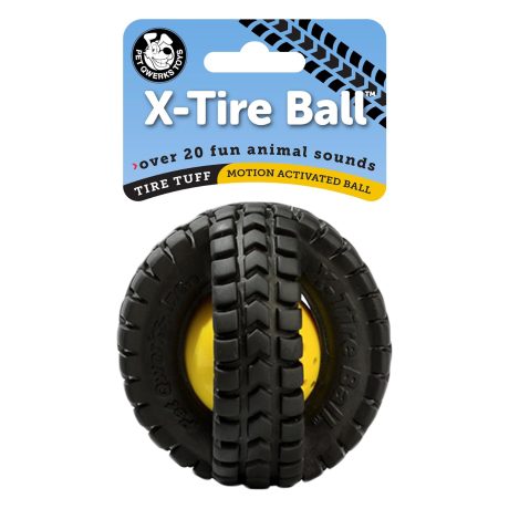 Petmate 3.5" Small Animal Sounds X-Tire Ball