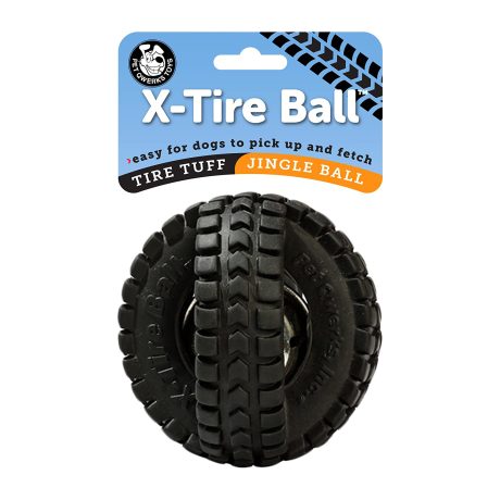 Petmate 5" Medium Jingle X-tire Ball
