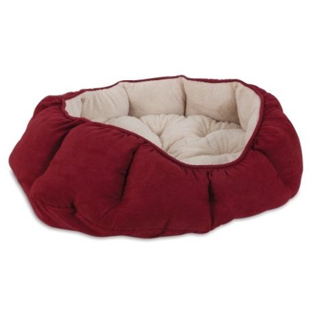 Petmate Aspen Pet 34 X 27 Overstuffed Oval - Red(Mix Colors)