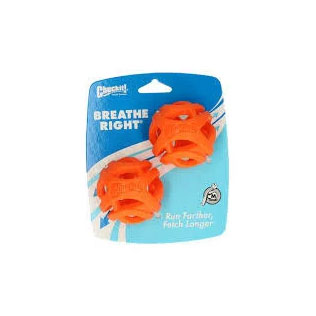 Petmate Chuckit! Breathe Right Fetch Ball Small 2-pack