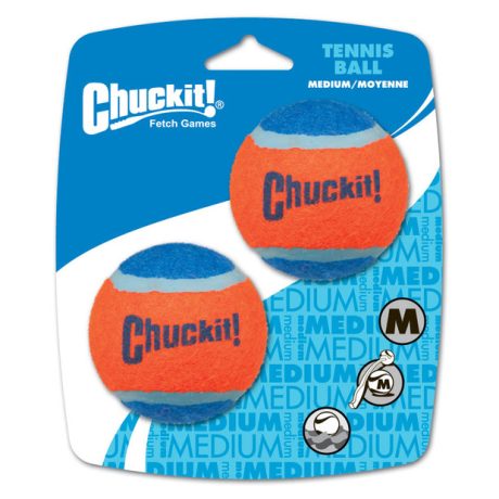 Petmate Chuckit! Tennis Ball 2-Pk Medium