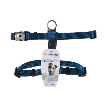 Petmate Signature Deluxe Harness 5/8"X12-20" Coal
